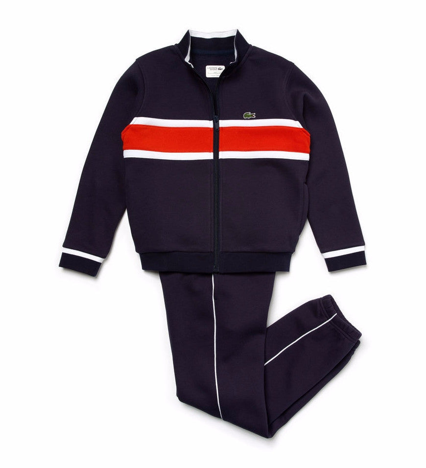 Popular Lacoste fleece tracksuit