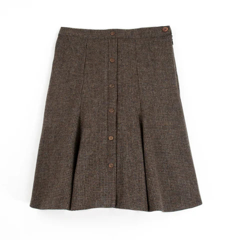 Popelin Tweed Woolen Skirt