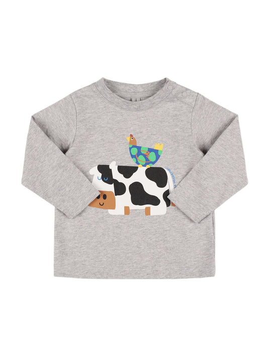 Stella McCartney LS Baby Sleeping Cow T-shirt