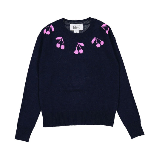 Autumn Cashmere Cherry Jacquard Sweater