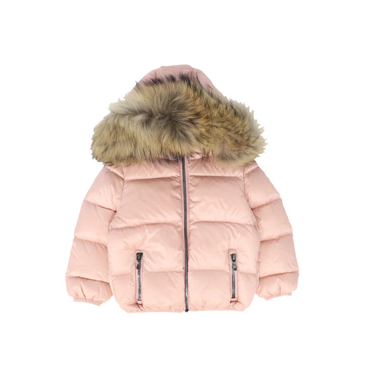 Colmar Baby Fur Trim Hooded Down Jacket