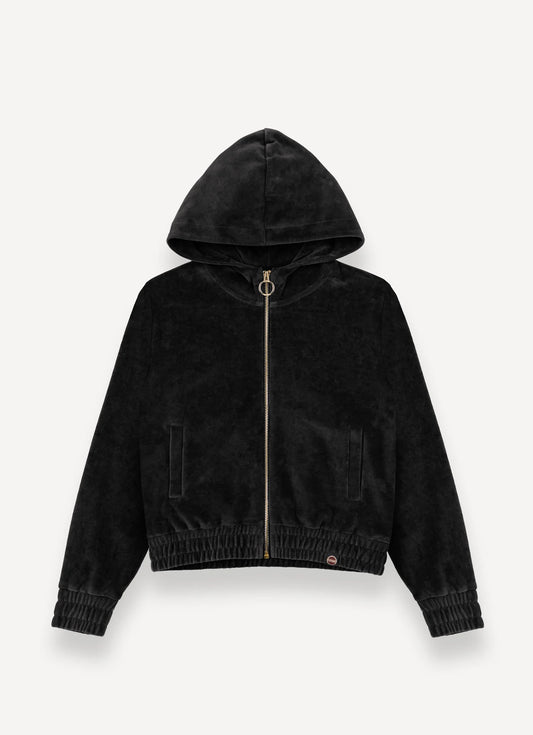 Colmar Velour Zip Up Hoodie