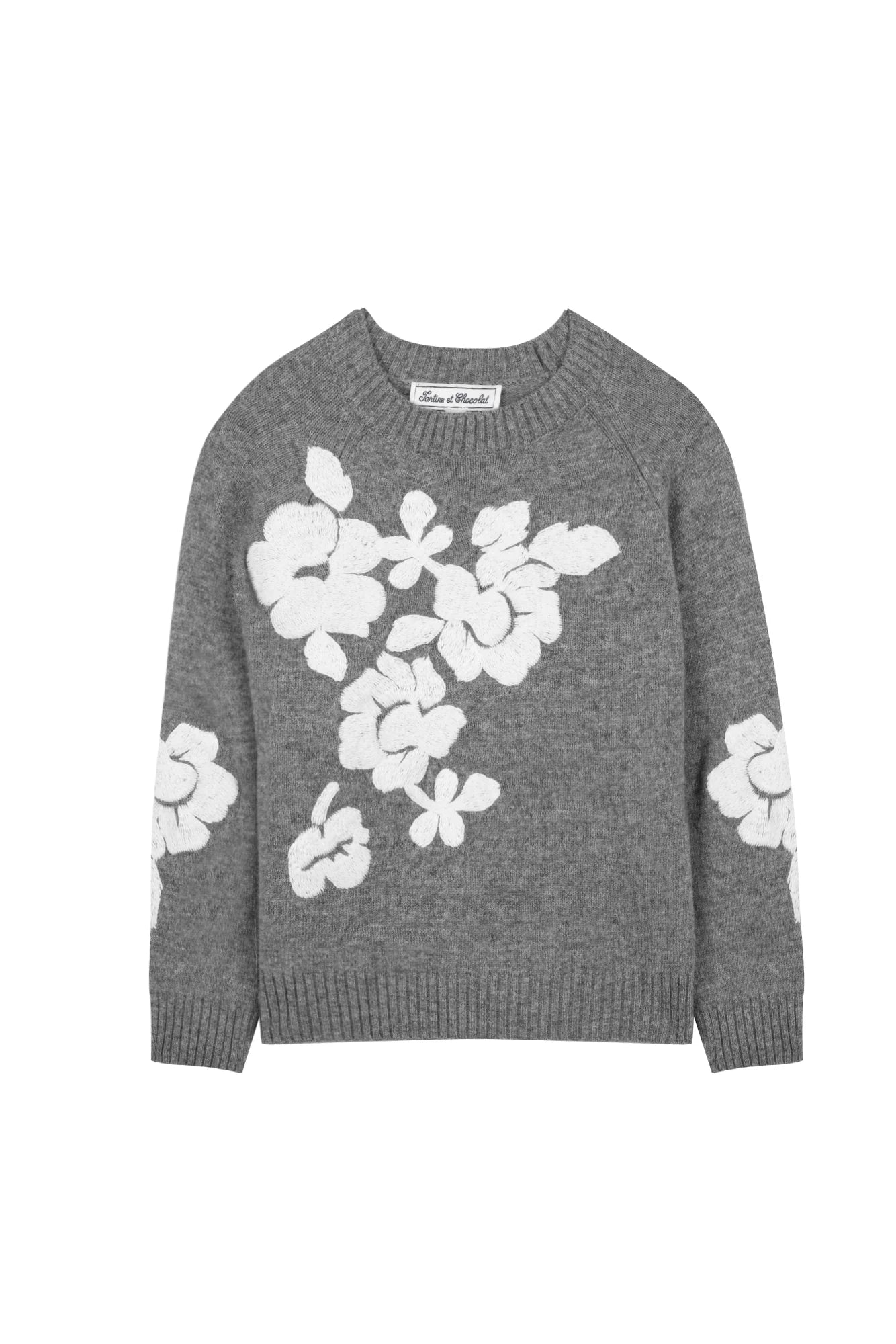 Tartine Floral Knit Sweater