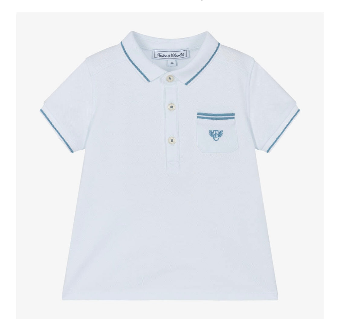 Tartine Trim Collar Polo Shirt