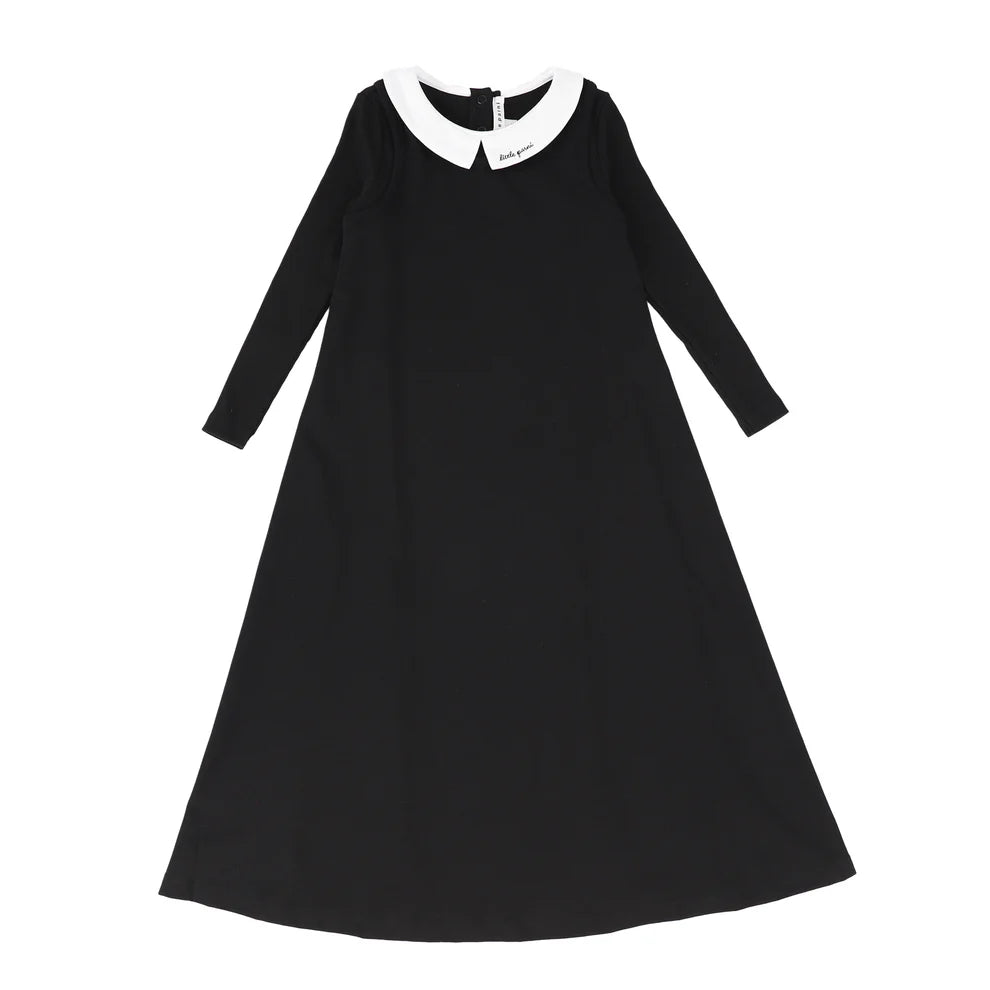 Little Parni LS Collared Maxi Dress