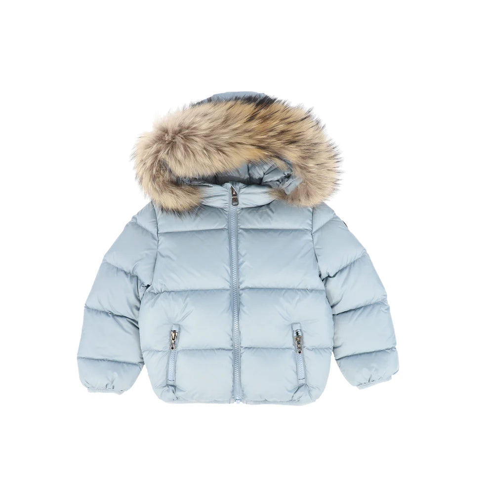 Colmar Baby Fur Trim Hooded Down Jacket