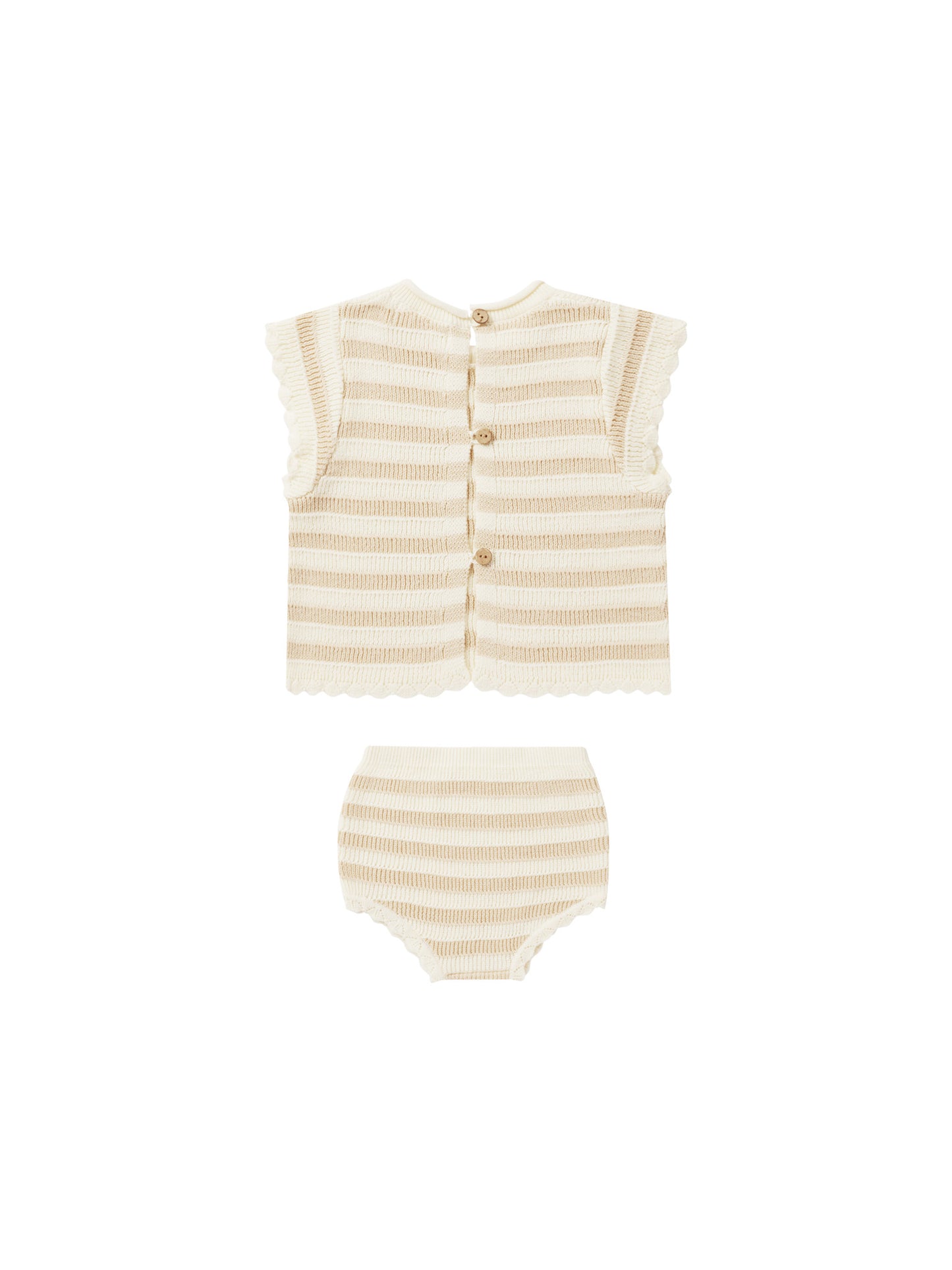 Rylee + Cru Scallop Knit Baby Set