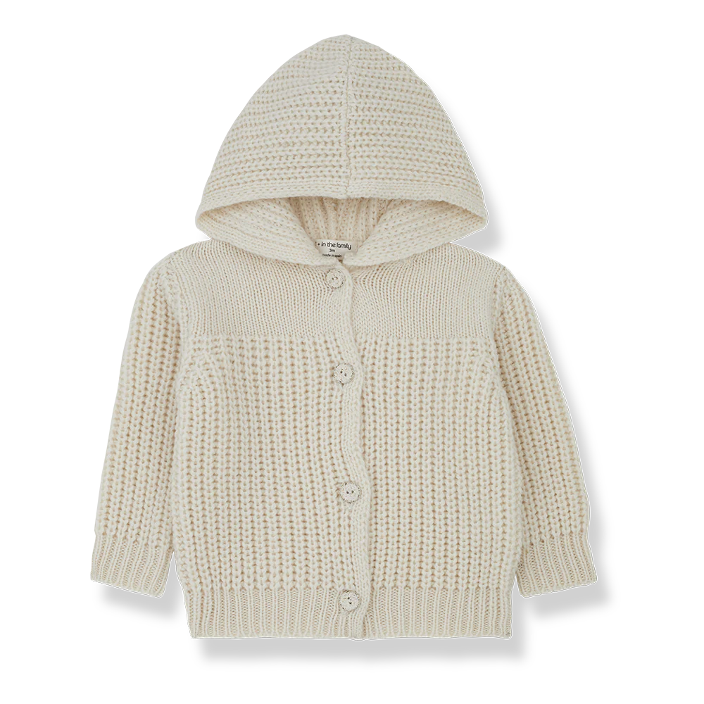 One + In the Family SIMO-bb Knit Hooded Jacket