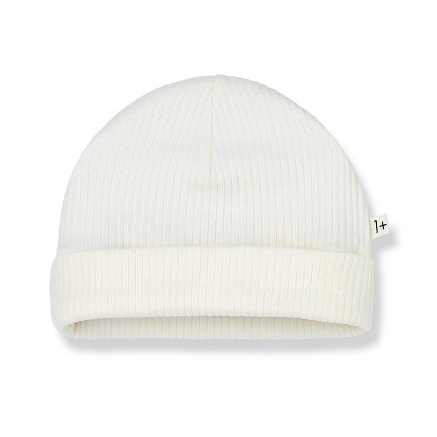 One + In the Family Pauline Ton Ribbed 2Pc Footie & Hat