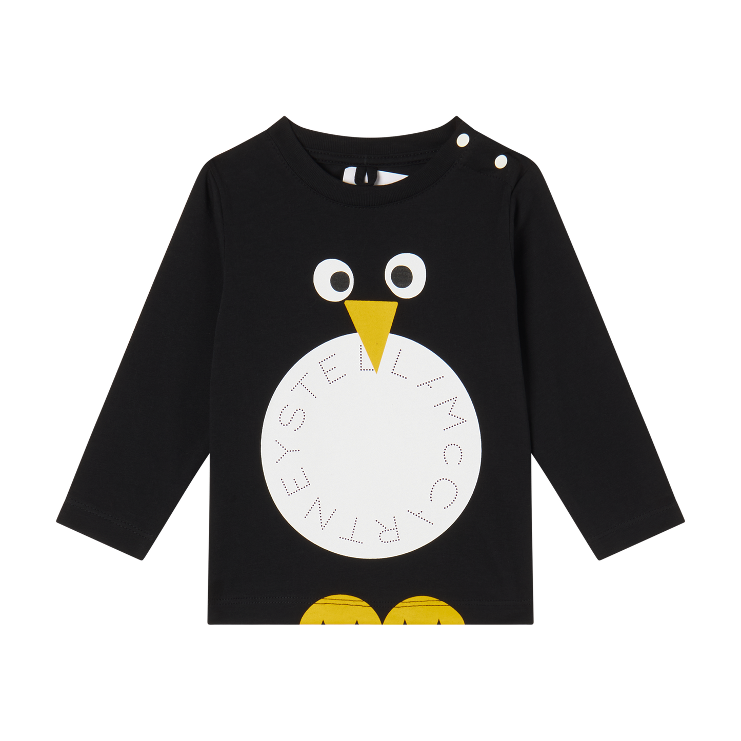 Stella McCartney Baby Boy LS Tee w/ Penguin Logo Disc Print