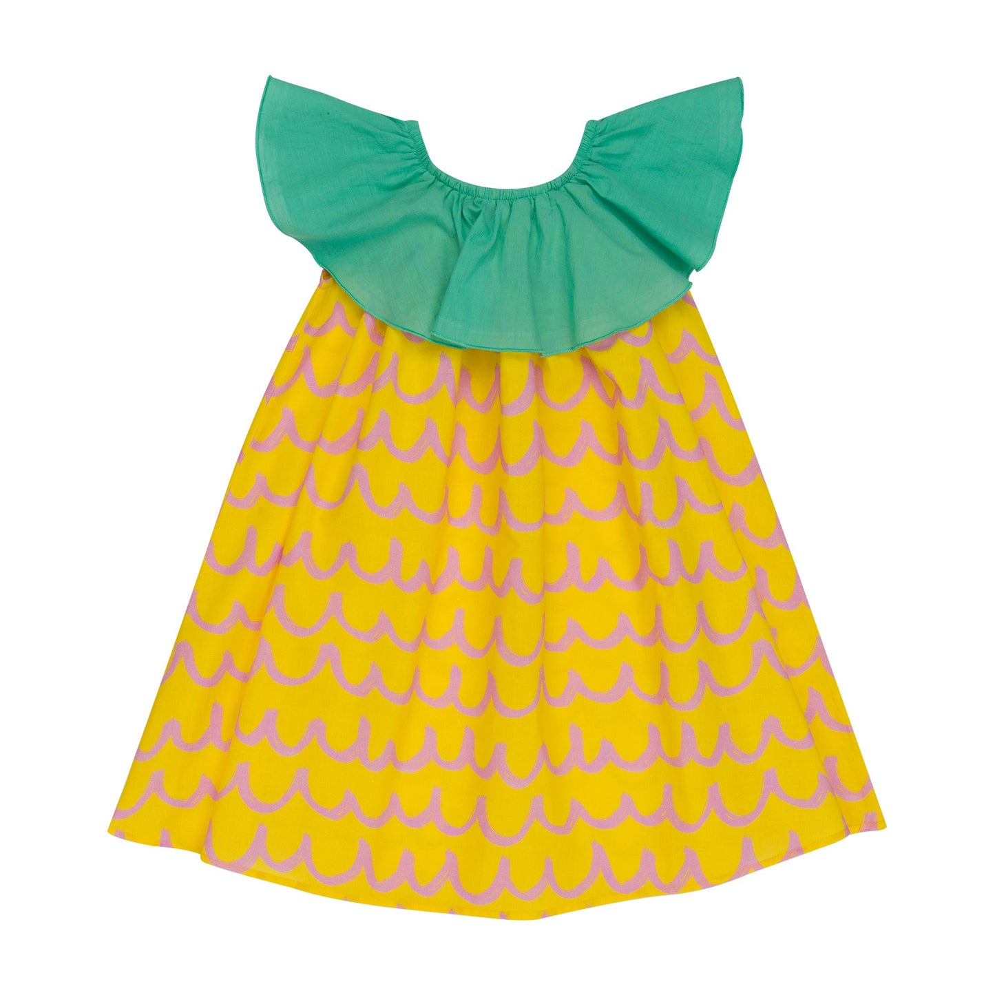 Stella McCartney Sleeveless Pineapple Waves Dress