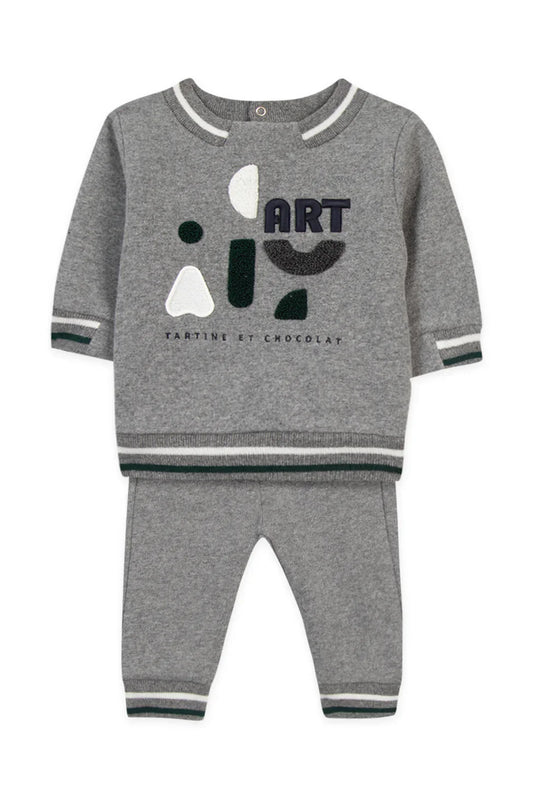 Tartine Art Logo Embroidery Jogger Outfit