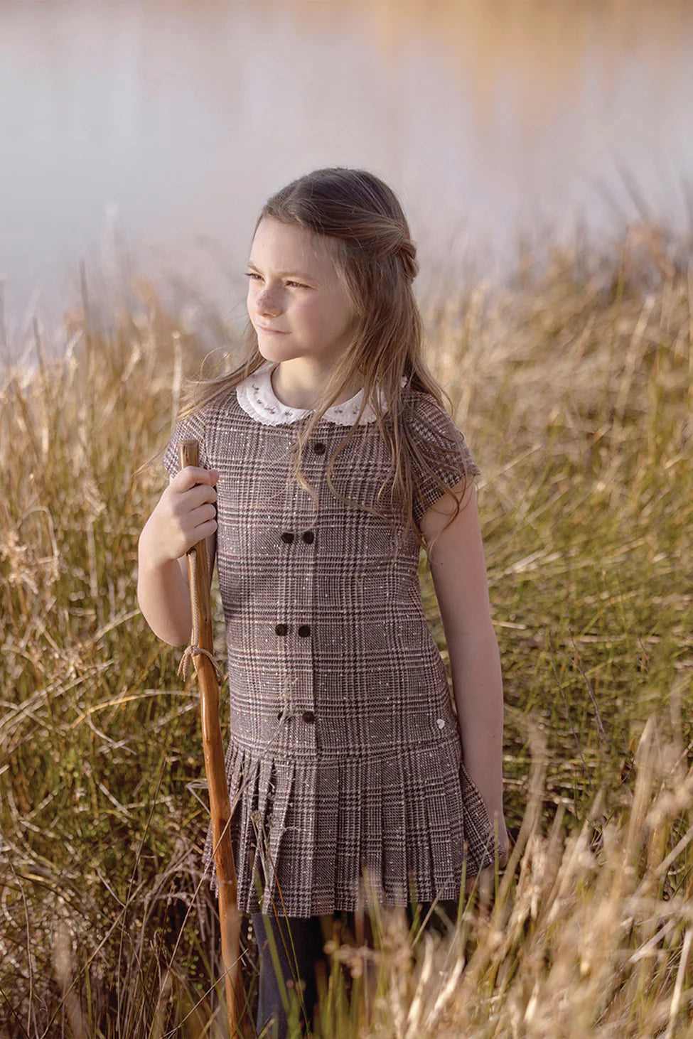 Tartine SS Knit Herringbone Dress