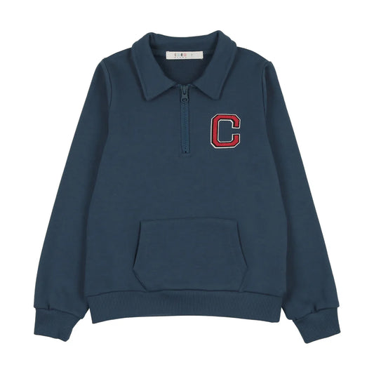 Coco Blanc Varsity Sweatshirt & Skirt Outfit