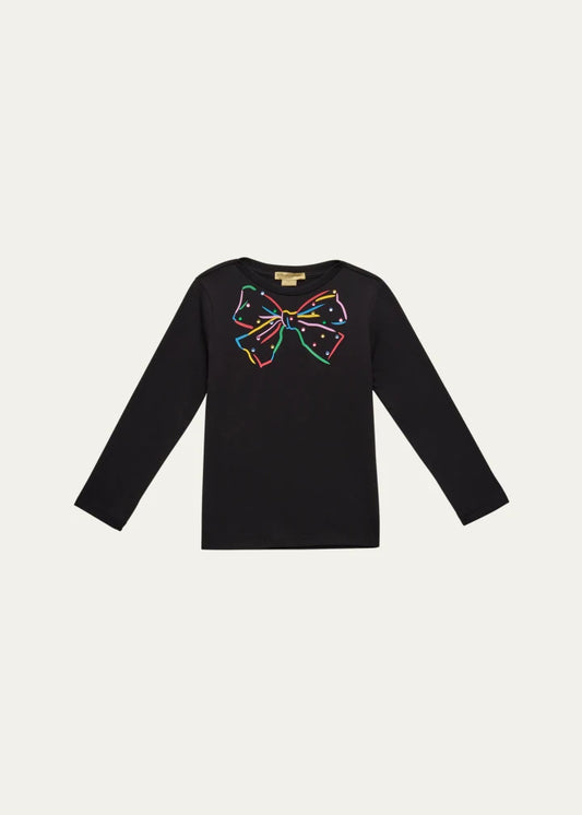 Stella McCartney LS Bow Print T-shirt