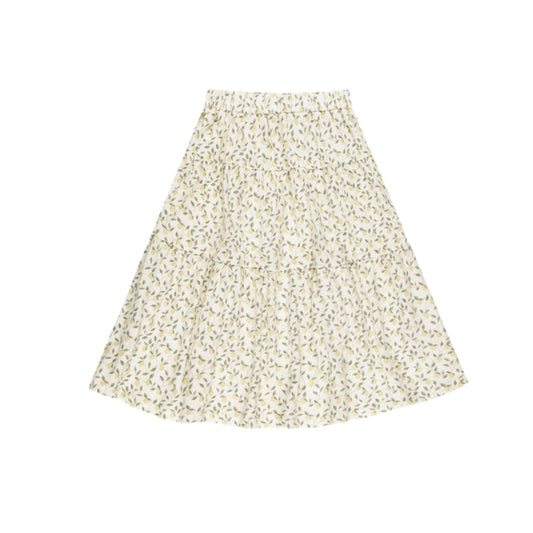 Rylee + Cru Tiered Midi Skirt