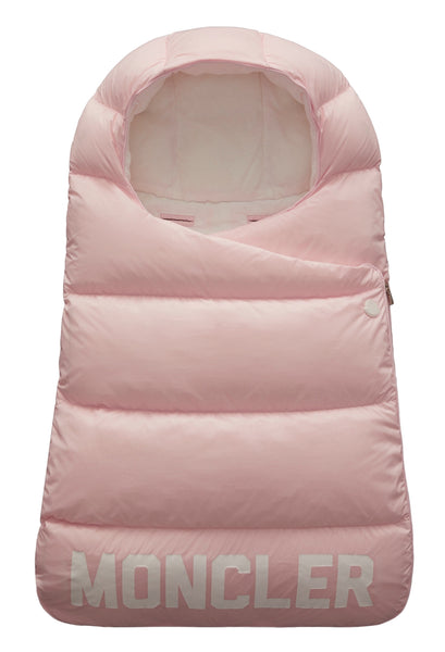 Moncler Logo Baby Bunting - Light Pink / 6/9M