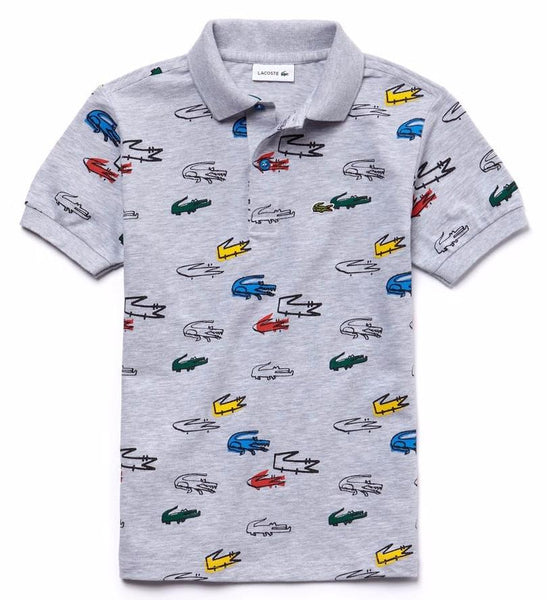 LT60Q-12-PJ2882 All Over Print Alligator Polo – Shirt