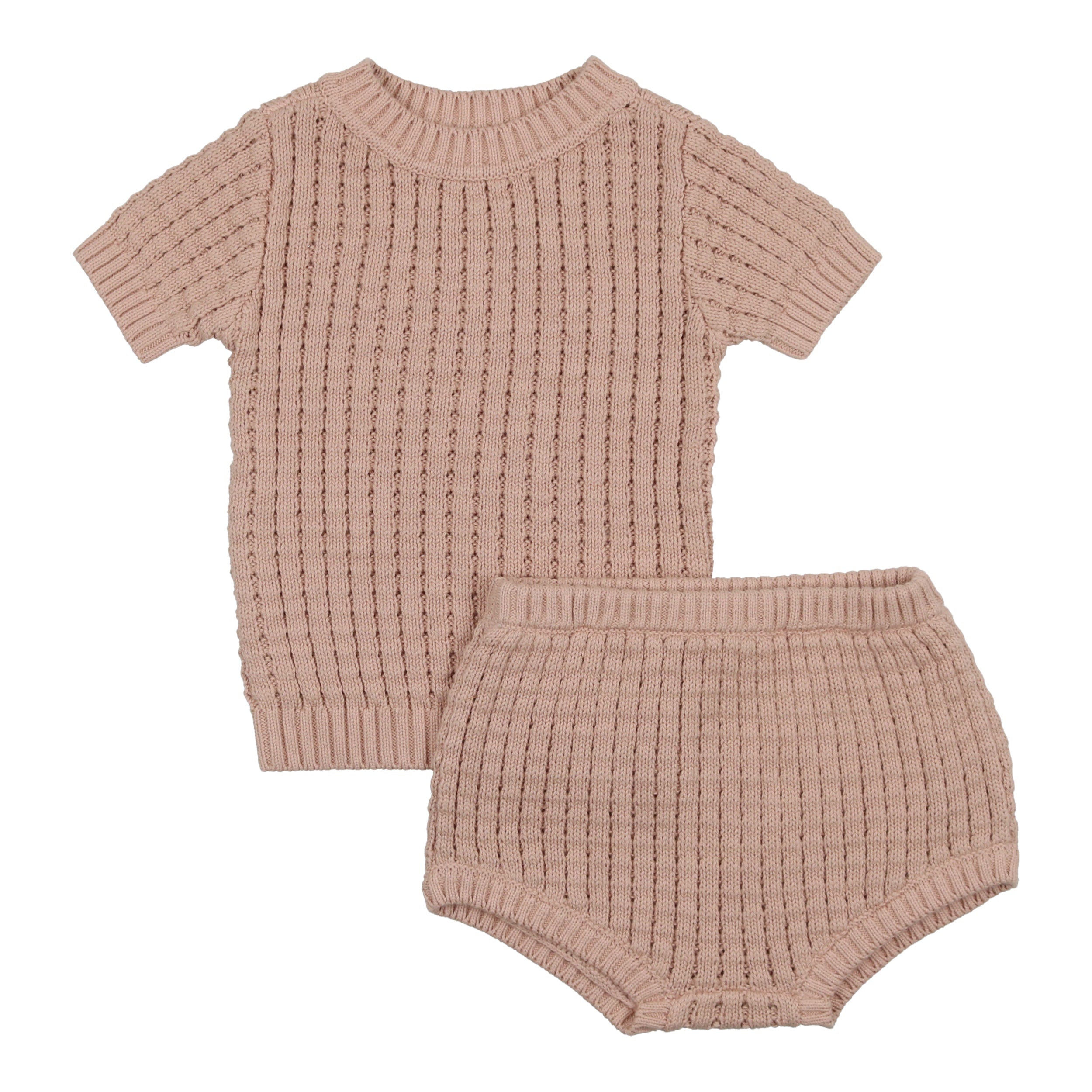 Coco Blanc Baby Pointelle Knit Outfit Set – TuesdaysChild.com