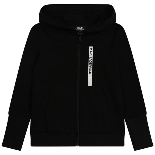 Karl Lagerfeld Girls Zip Hoodie w/ Front Logo